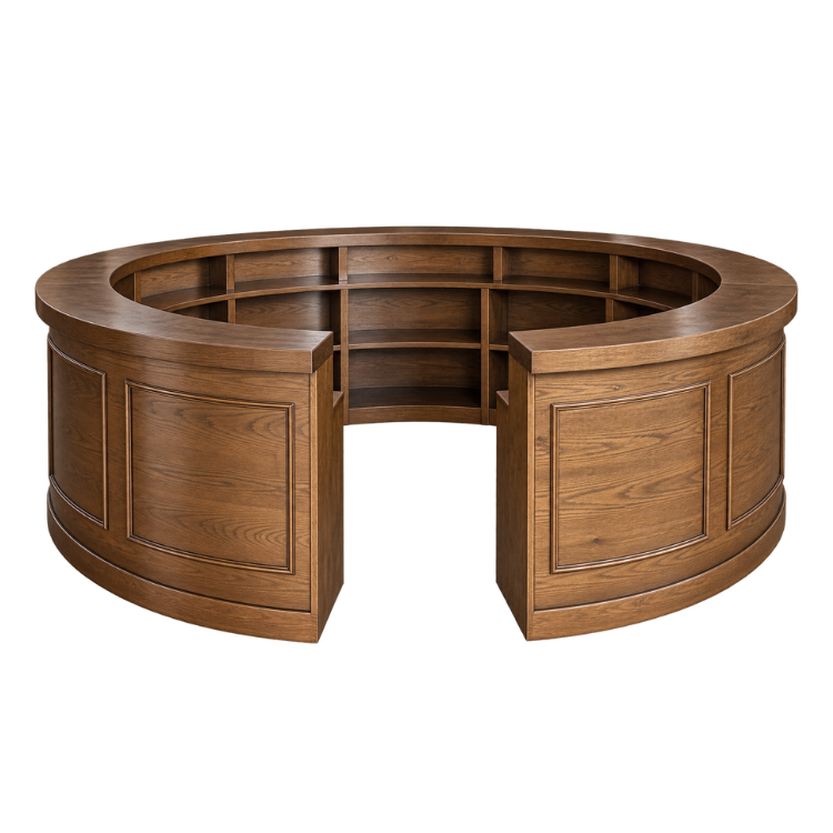 Harper Circle Bar - Brown view 2