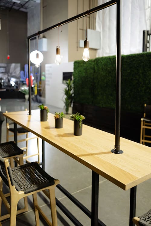 Hunter Communal Table / Natural Top view 7