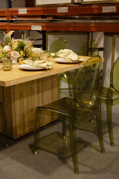 Ghost Dining Chair - Green view 6