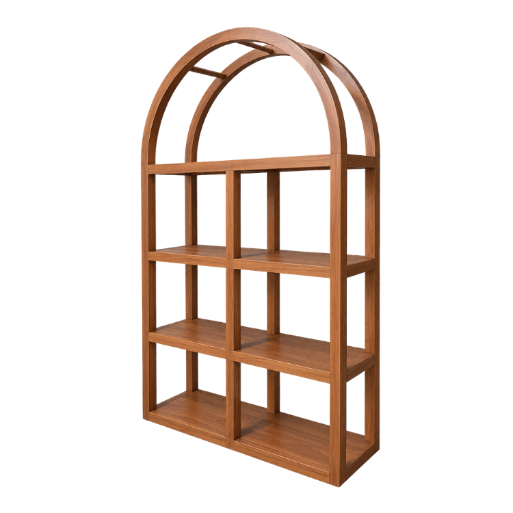 Walnut Arch Barback view 2