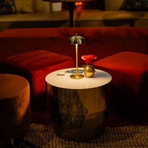 Gold Metal Table Lamp view 3