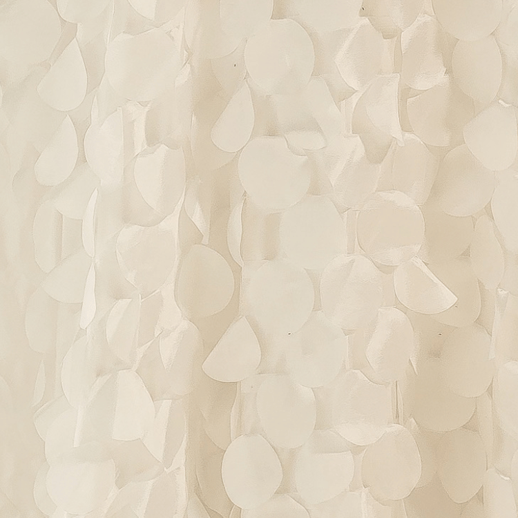 Ivory Petal Taffeta