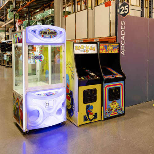 Pacman Yellow Cabinet Arcade Game view 3