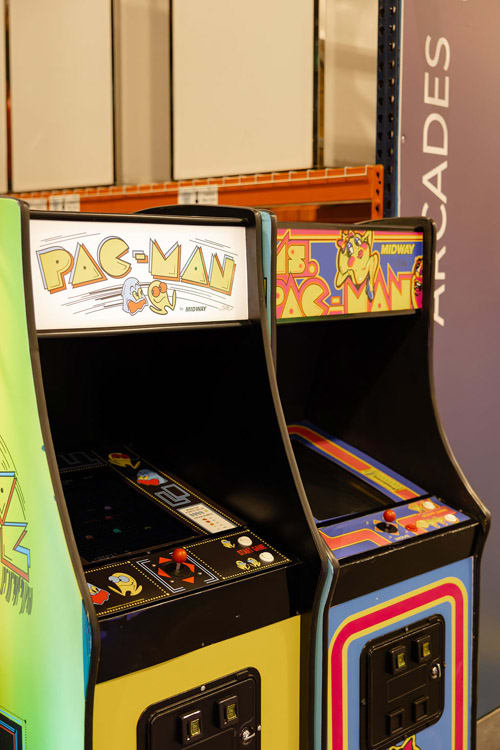 Pacman Yellow Cabinet Arcade Game view 4