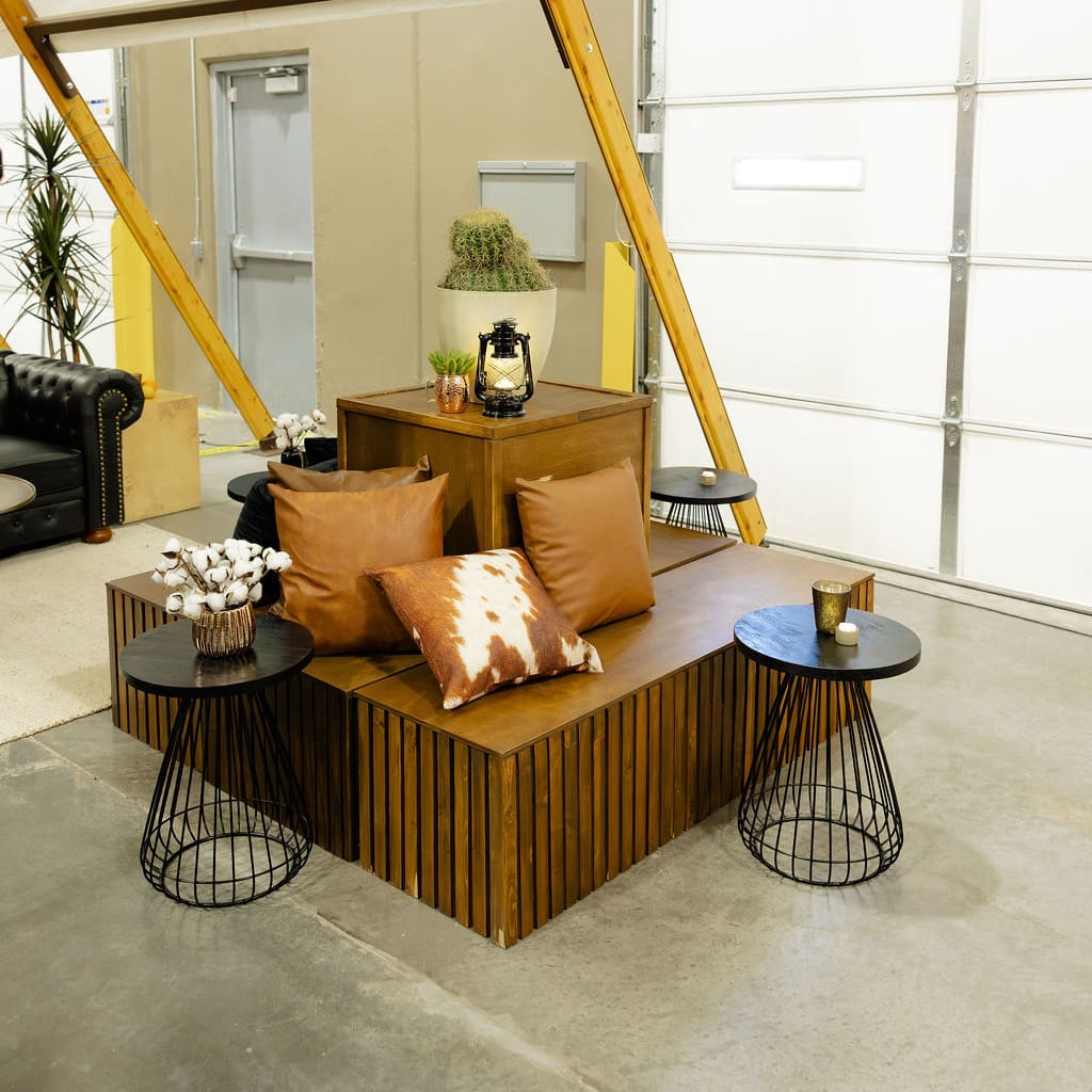 Amira Lounge - Black Cushion view 2