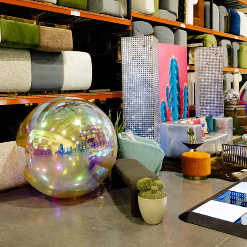 Iridescent  Orb Ball - Medium Size view 5