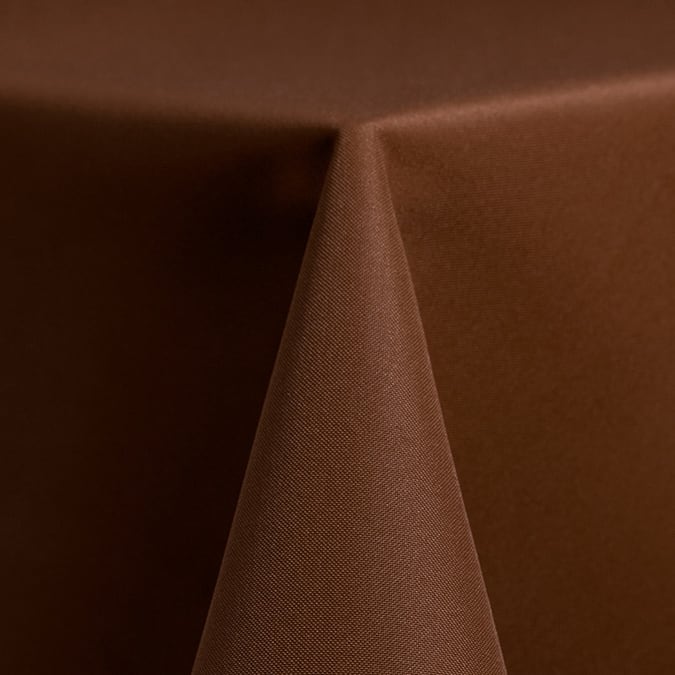 108" POLY BROWN