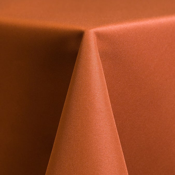 90"x132" POLY BURNT ORANGE