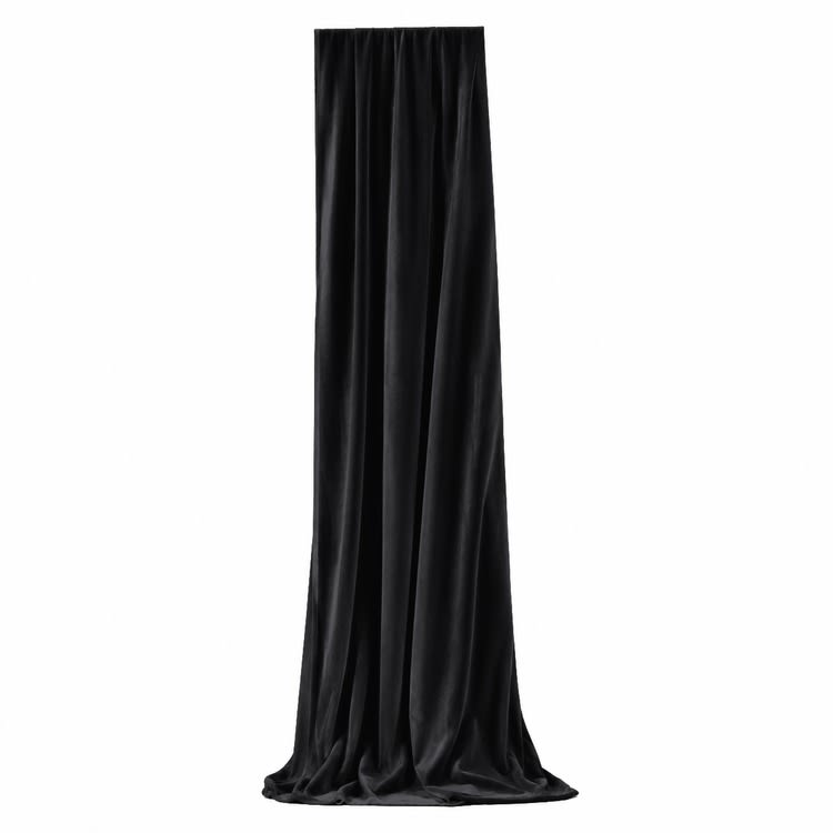 Black Velvet Custom Drape - Per Panel