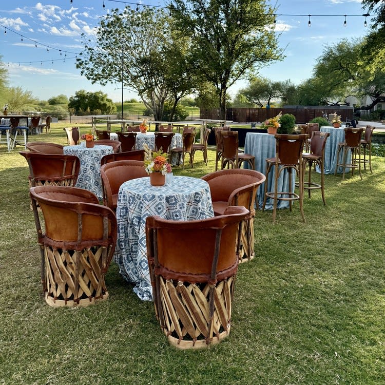 Southwest Equipale Barrel Chair view 6