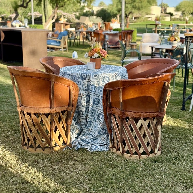 Southwest Equipale Barrel Chair view 7