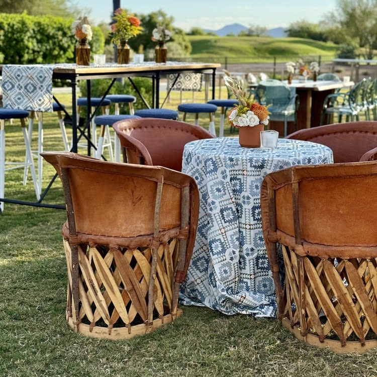 Southwest Equipale Barrel Chair view 8