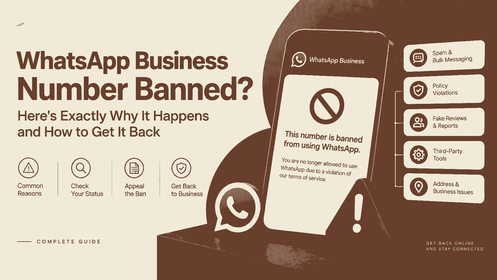 WhatsApp Business Number Banned? Here's Exactly Why It Happens and How to Get It Back