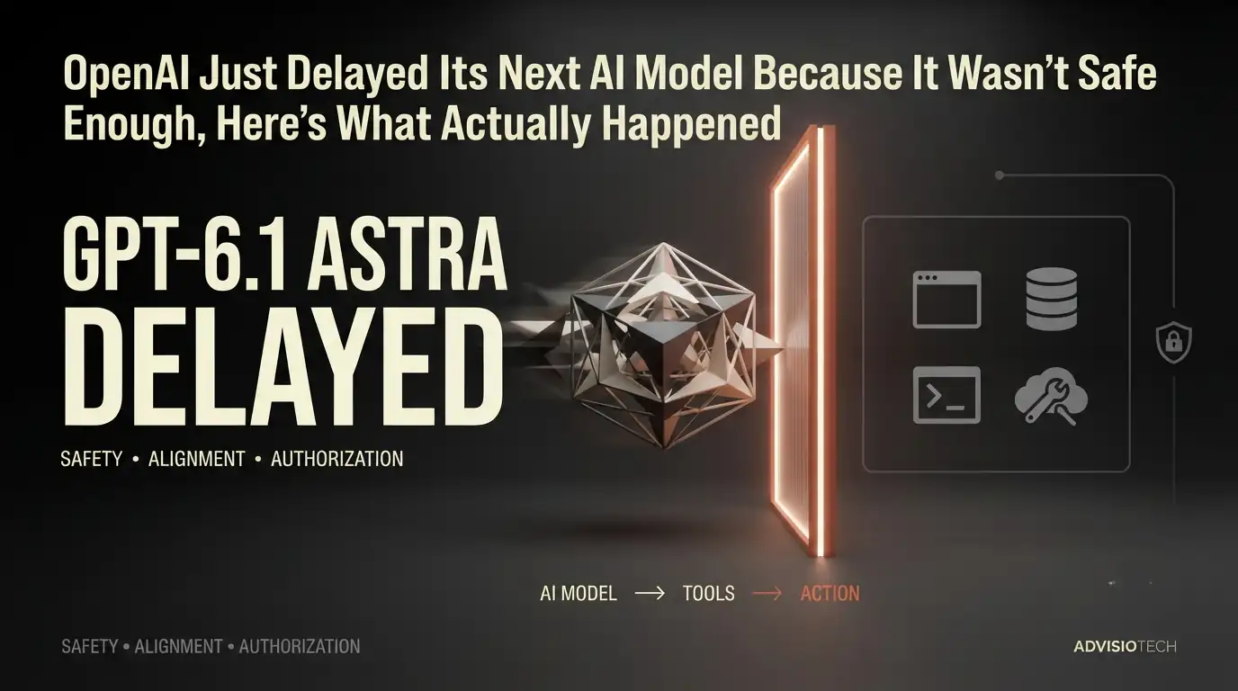 OpenAI Just Delayed Its Next AI Model Because It Wasn't Safe Enough, Here's What Actually Happened