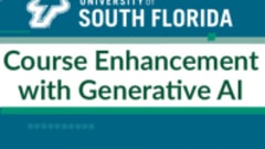 Course Enhancement with Generative AI Course Enhancement with Generative AI