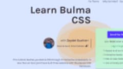 Learn Bulma CSS