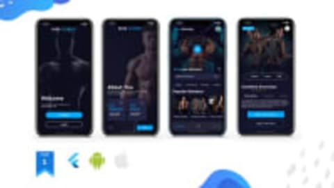 Flutter UI & GetX - Workout Fitness App