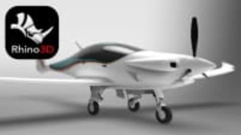 Rhino3D Aircraft NURBS Professional 3D Modeling Course