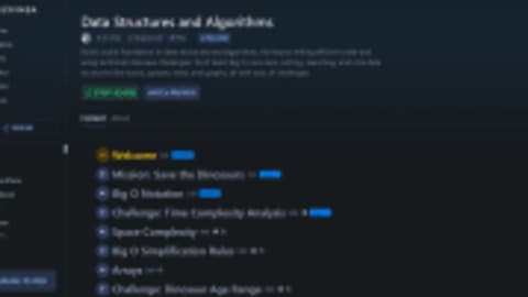 Data Structures and Algorithms