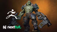 Orc Cyborg Character Creation in Zbrush