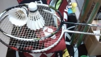 Easiest way to string a badminton racket.