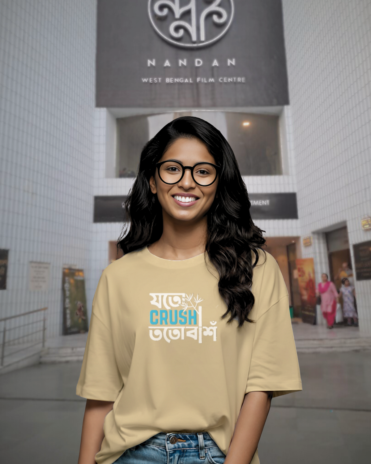 Joto Crush Toto Bansh Bengali Graphic Tee – 100% Bio-Washed Cotton 0