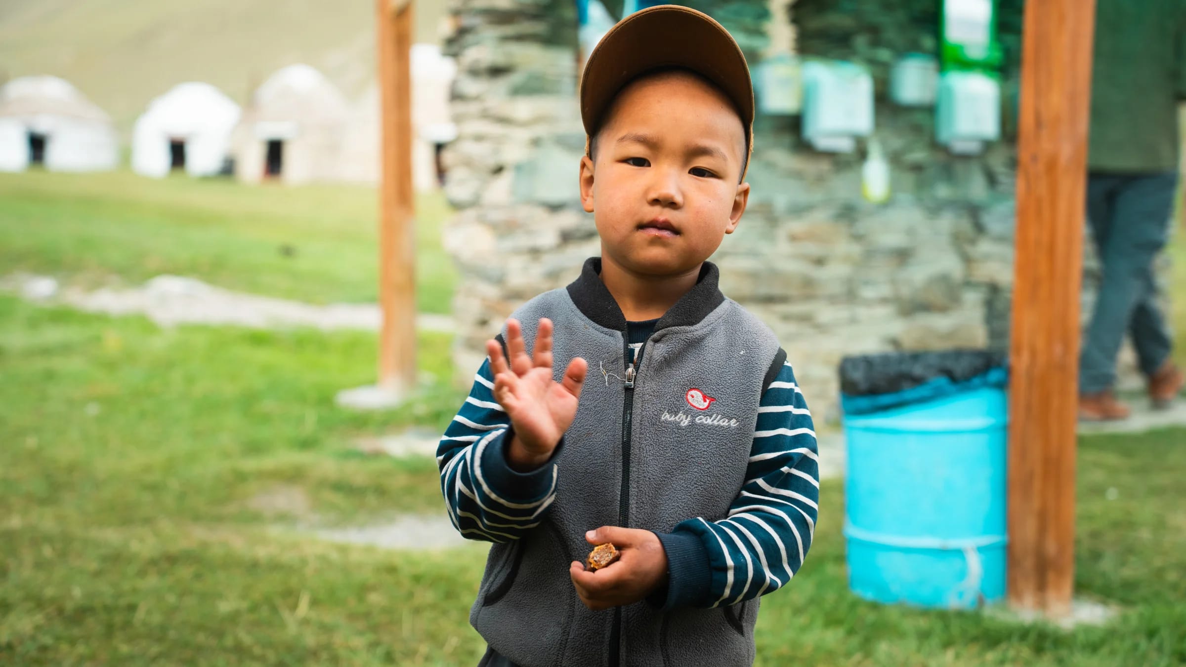 Panoramic view of the mountain valley