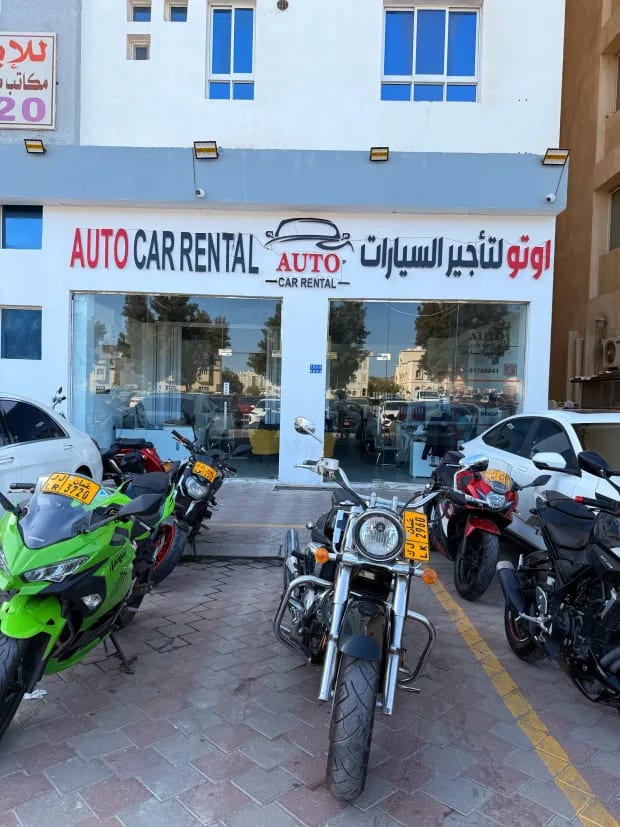 Afhalen hurmotorfiets in Muscat