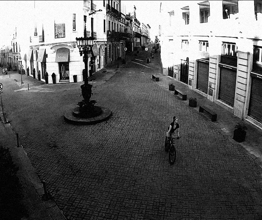 Vista del Mercado del Puerto registrada por una cámara pública