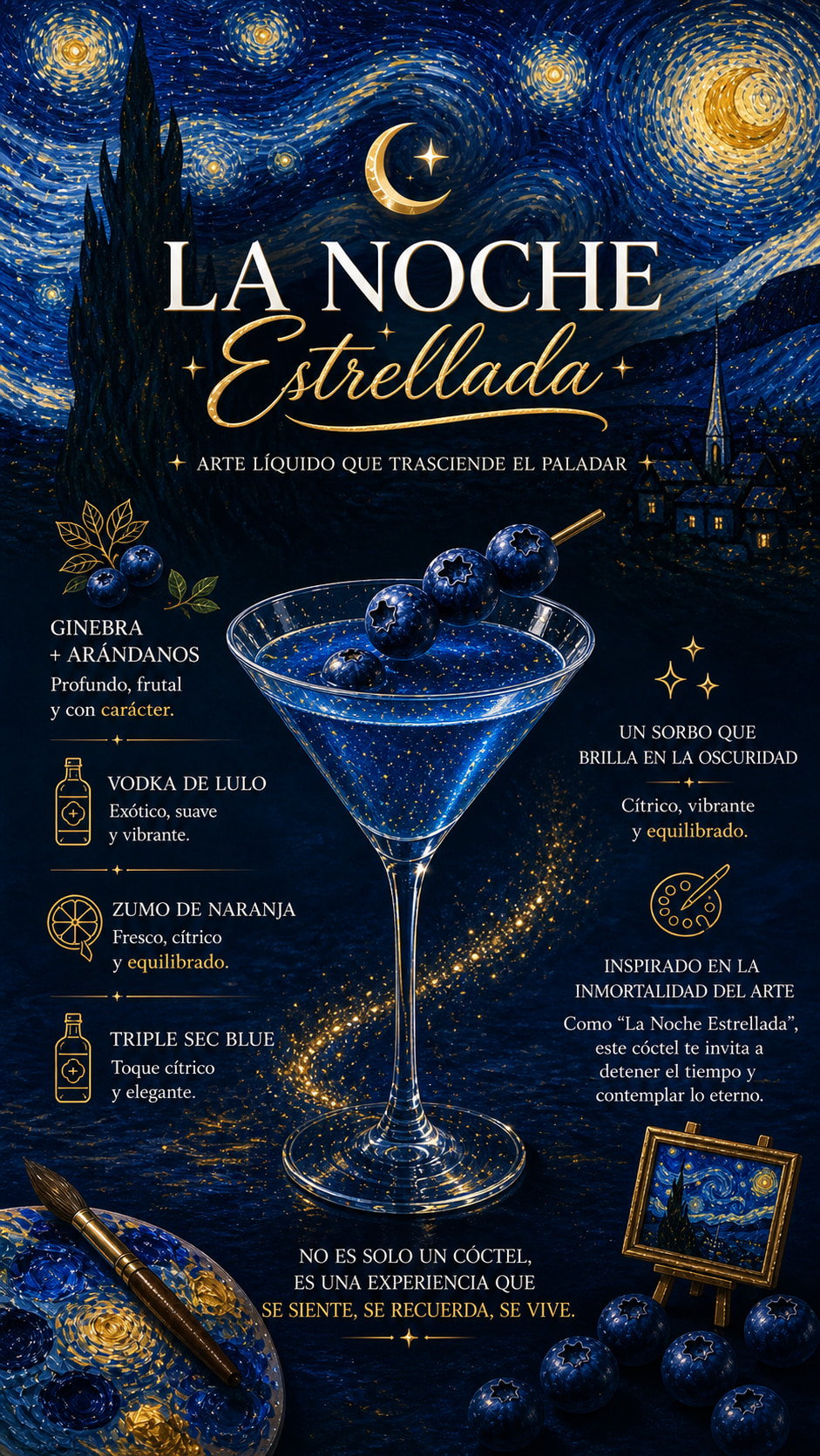 La Noche estrellada de Van Gog