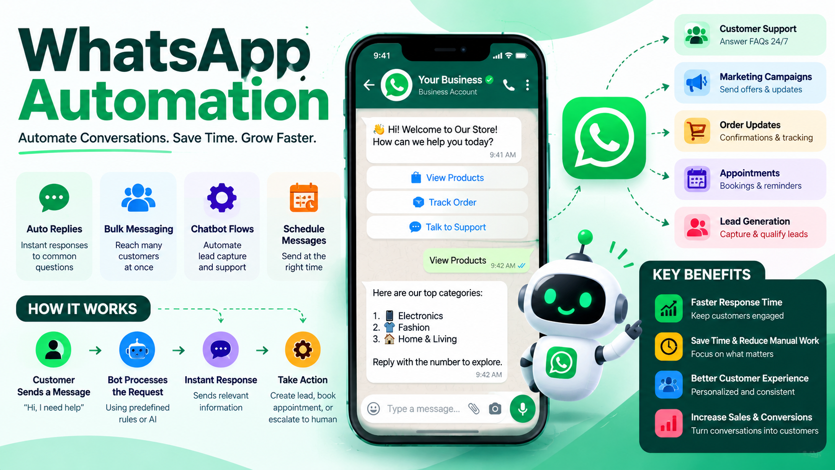 WhatsApp Automation Indian SMEs Actually Use: Catalogs, Bookings, Reminders, Support & Broadcasts