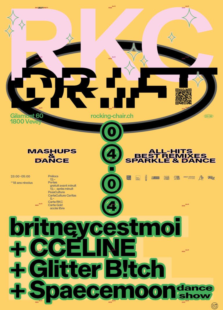 Affiche de l'événement Drift mashups, DJ set le 4 avril 2026.