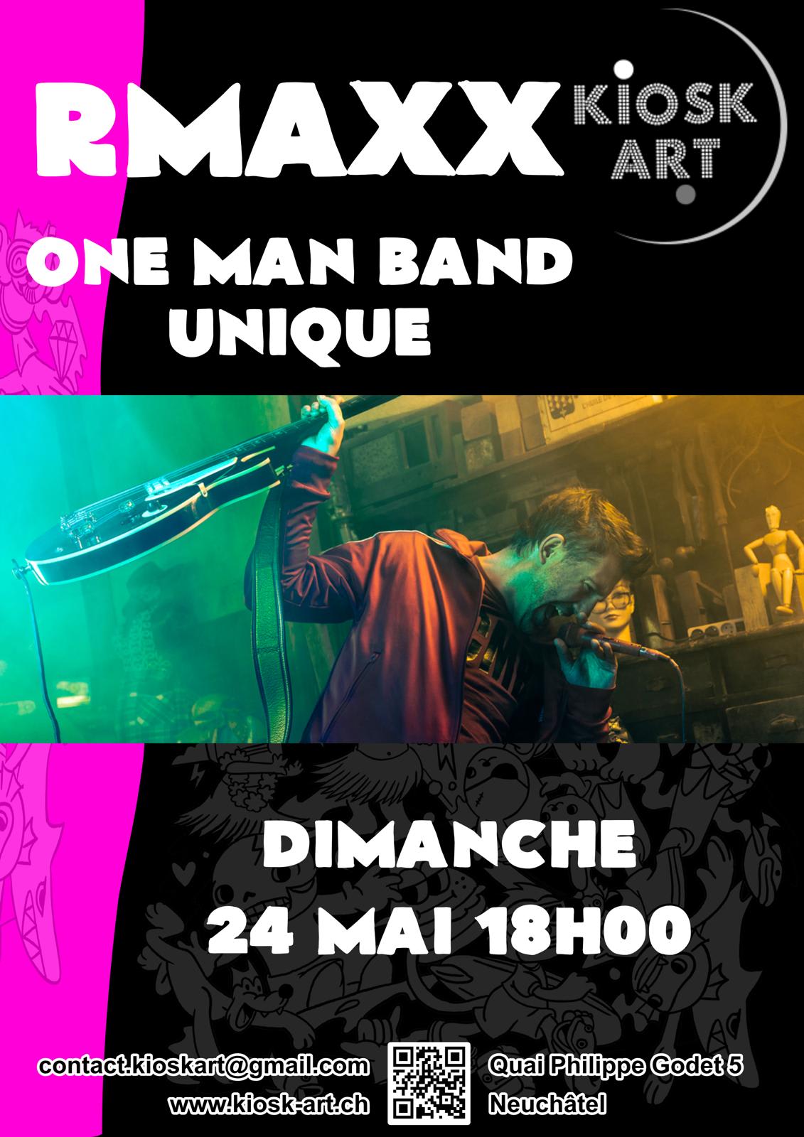 Affiche de l'événement RmaxX, Concert le 24 mai 2026.