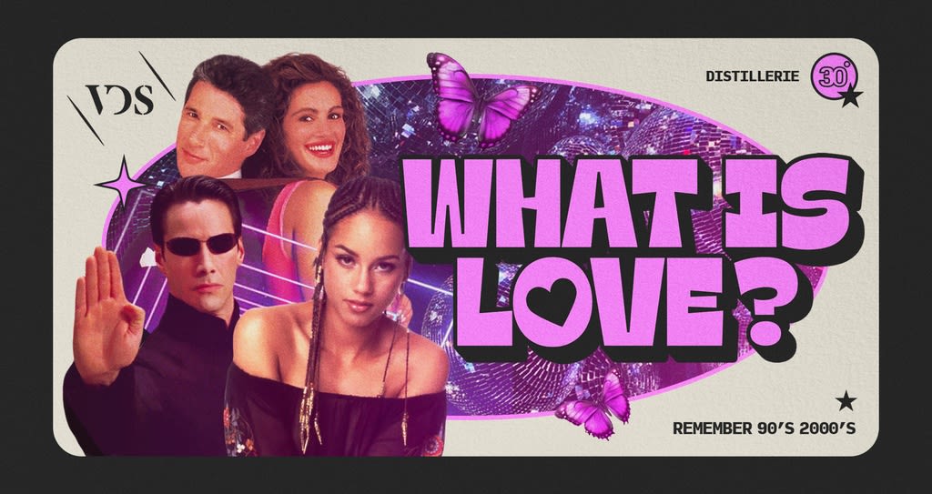 Affiche de l'événement  What is love, DJ set le 10 juillet 2026.