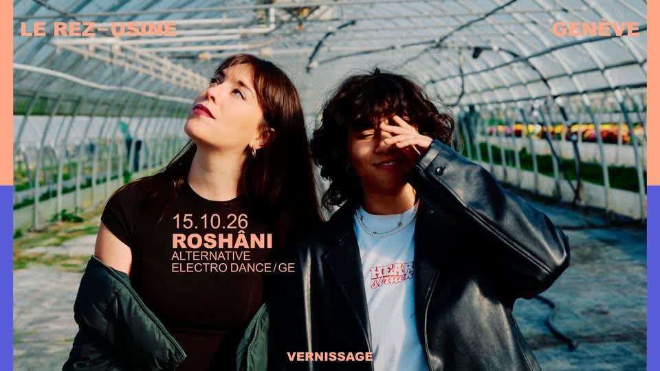 Affiche de l'événement ROSHÂNI : VERNISSAGE DU NOUVEL ALBUM, Vernissage le 15 octobre 2026.