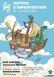 Affiche de l'événement LiiiF ! Festival d'Improvisation théâtrale, Théatre / Impro le 24 mai 2026.