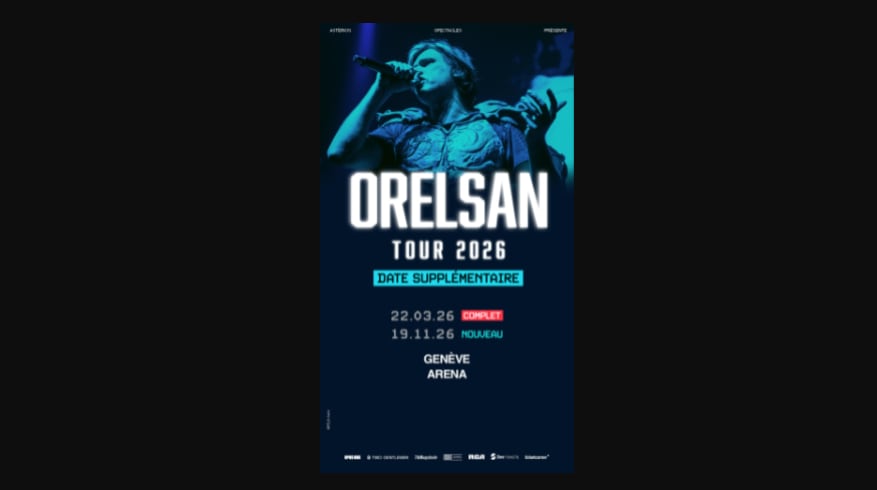 Affiche de l'événement ORELSAN, Concert le 19 novembre 2026.