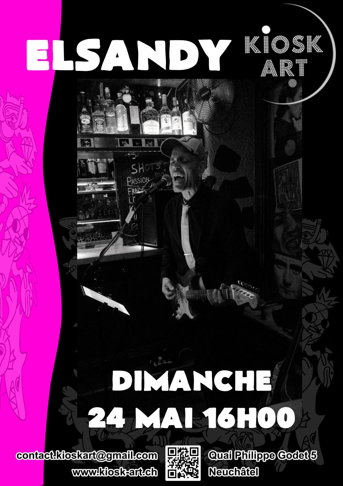 Affiche de l'événement ElSandy, Concert le 24 mai 2026.