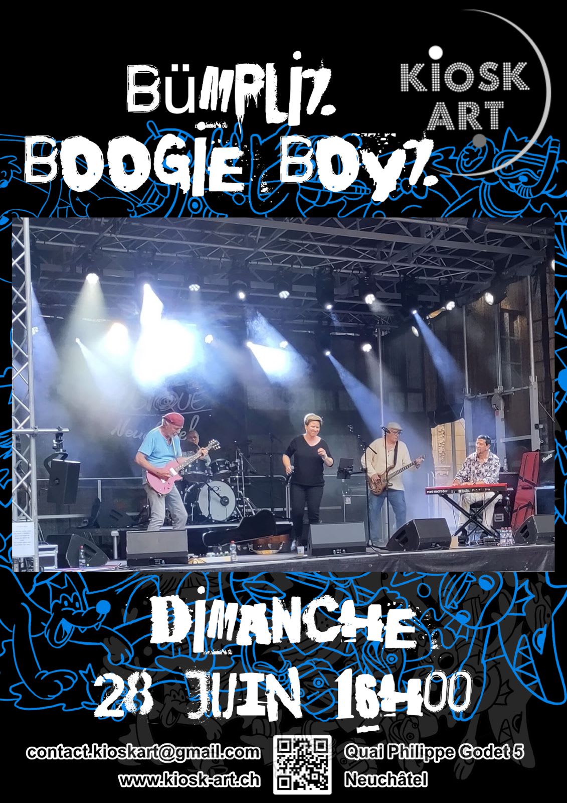 Affiche de l'événement Bümpliz Boogie Boyz, Concert le 28 juin 2026.
