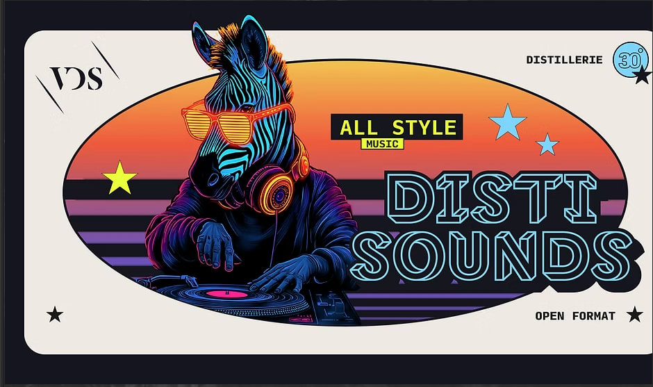 Affiche de l'événement DISTISOUNDS, DJ set le 6 novembre 2026.