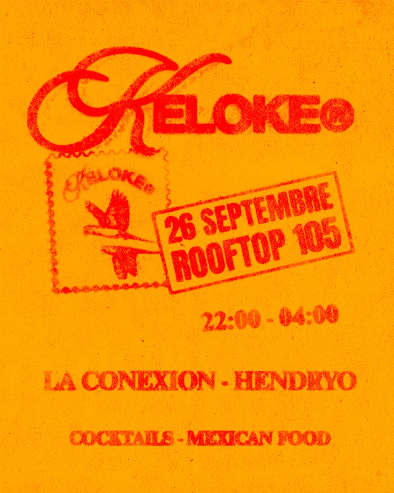 Affiche de l'événement KELOKE, DJ set le 26 septembre 2026.