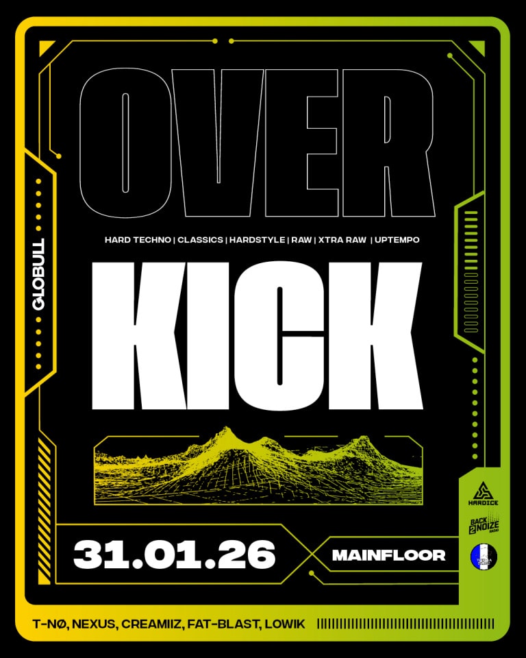 Affiche de l'événement Overkick, DJ set le 31 janvier 2026.