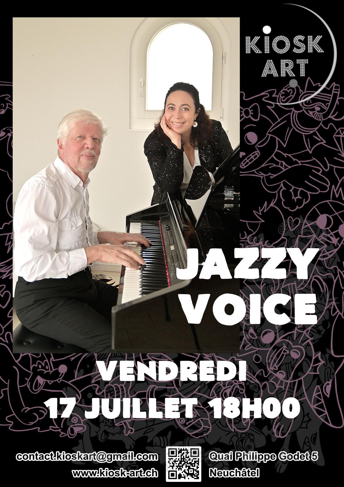 Affiche de l'événement Jazzy Voice, Concert le 17 juillet 2026.