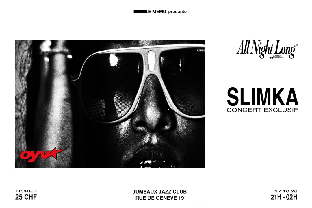Affiche de l'événement All Night Long – SLIMKA CONCERT EXCLUSIF OYV VOL.1, Concert le 17 octobre 2026.