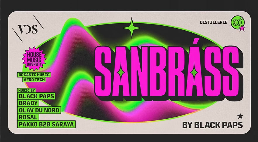 Affiche de l'événement SANBRASS, Autre le 20 mars 2026.