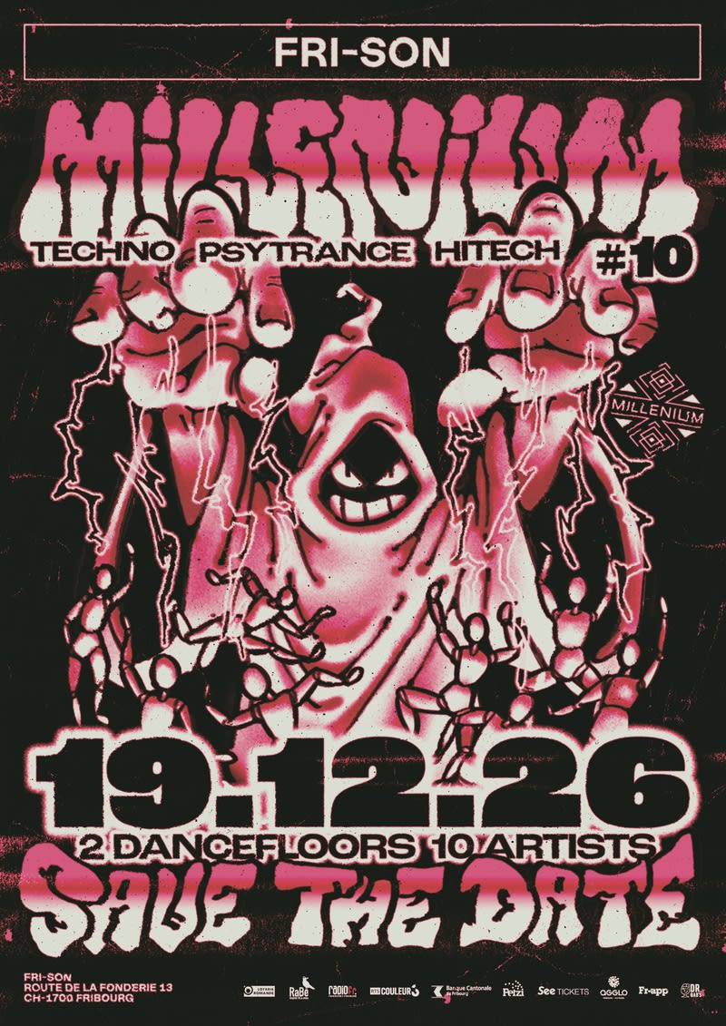 Affiche de l'événement  MILLENIUM #10 , DJ set le 19 décembre 2026.
