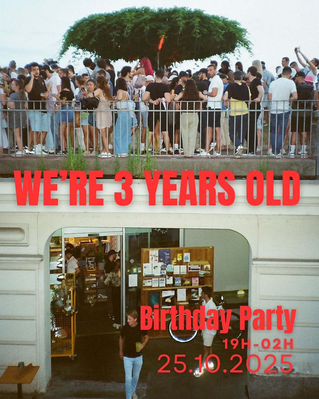 Affiche de l'événement Birthday Party Downtown Lausanne, Afterwork le 25 octobre 2025.