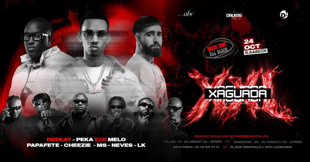 Affiche de l'événement D! Club 30 th Anniversary : XAGUADA, DJ set le 24 octobre 2026.