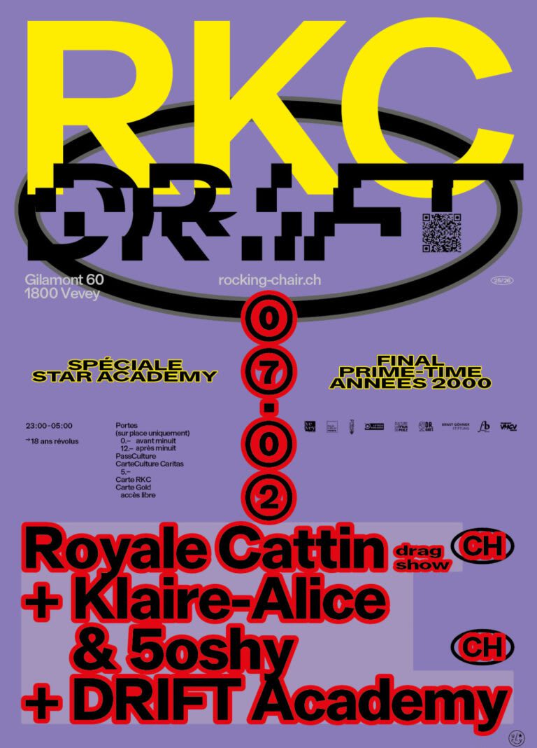 Affiche de l'événement DRIFT « Star Academy » : Royale Cattin + Klaire-Alice & 5oshy, Concert le 7 février 2026.