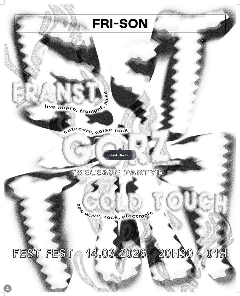 Affiche de l'événement FEST FEST, Concert le 14 mars 2026.
